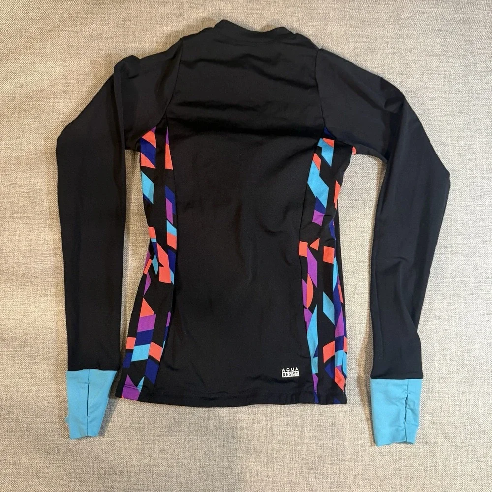 Nabaiji Women's Rash Guard Swim Top Long Sleeve UPF Surf Swim Shirt Black M